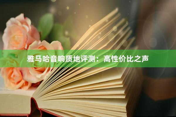雅马哈音响质地评测：高性价比之声
